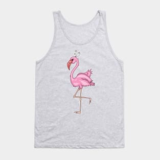 Flamingo Girl Female Gonna Put My Foot Down Cartoon Animal Tank Top